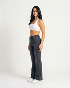 Smiltė laisvo kirpimo džinsinis audinys