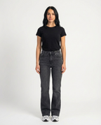 Smiltė laisvo kirpimo džinsinis audinys