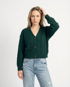 Miška megztas megztinis su kabeliu 