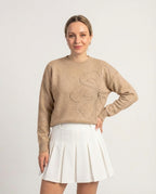 Gėlėtas Rūtos megztinis