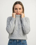 Gėlėtas Rūtos megztinis