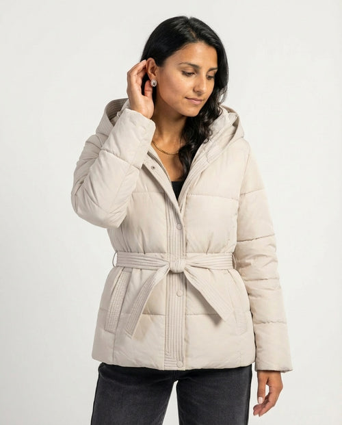 Aira Belted Puffer Jacket