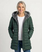 Šešuva žieminis pūstas paltas