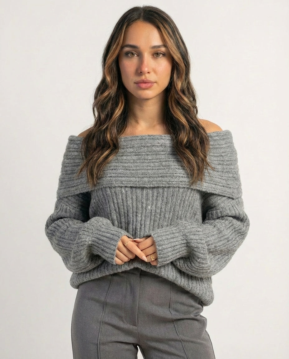 Saulė Off-Shoulder Knit